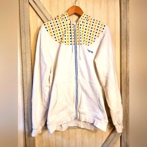 Retro polkadot 1980s Adidas hoodie med BNWOT